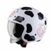 MŨ BẢO HIỂM 3/4  S68 Boo bò sữa